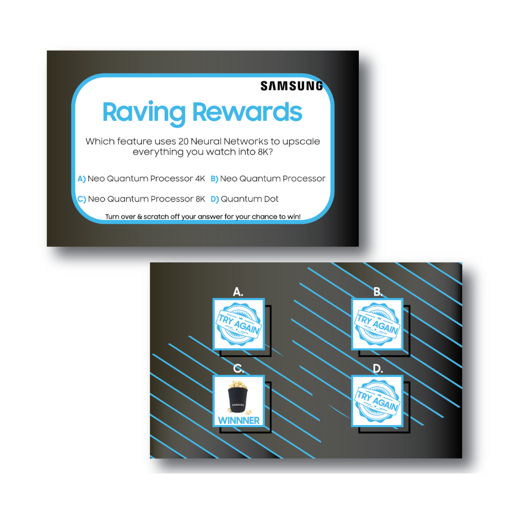 Samsung Branded Reward Card