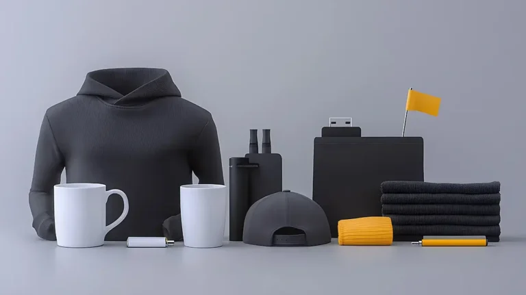Promotional Items Displayed