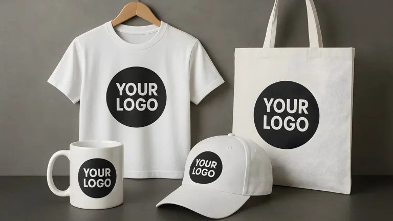 Products mockup set for marketing the design for advertising and branding concepts